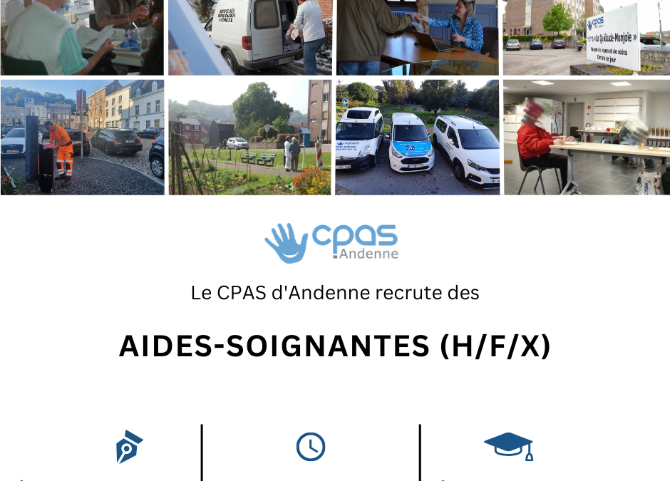 Réserve de recrutement : Aides-soignants (H/F/X)