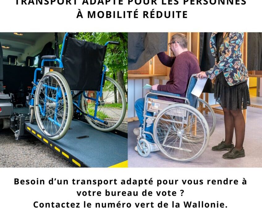 Élections du 13 octobre : transport des PMR